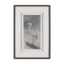15751 - Heron Sketch by Mercana Studio a Hand Embellished Framed Art Print Matted under Glass