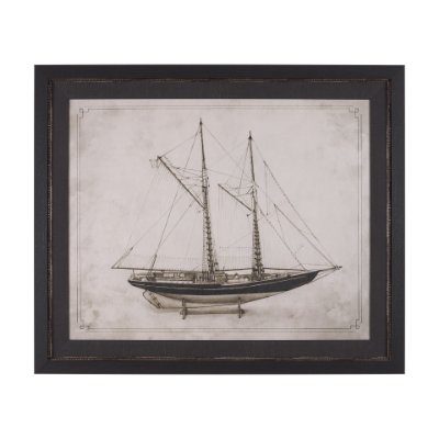 15755 - Bluenose II by Mercana Studio a Hand Embellished Framed Art Print