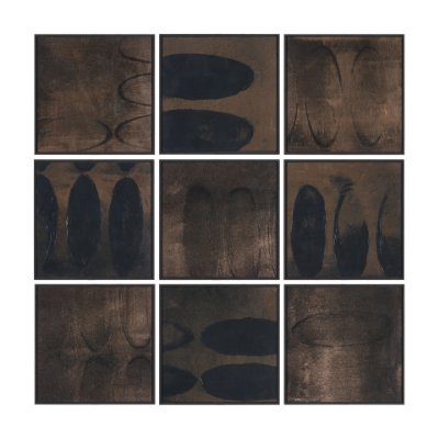 15775 - Earthly Echoes (Set of 9) by Mercana Studio a Hand Embellished Framed Art Print