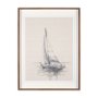 15782 - Sail Away I by Mercana Studio a Hand Embellished Framed Art Print Matted under Glass