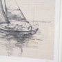 15782 - Sail Away I by Mercana Studio a Hand Embellished Framed Art Print Matted under Glass