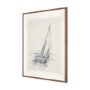 15783 - Sail Away II by Mercana Studio a Hand Embellished Framed Art Print Matted under Glass