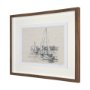 15784 - Sail Away III by Mercana Studio a Hand Embellished Framed Art Print Matted under Glass