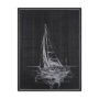 102670-FL - Sail Away I by Mercana Studio a Hand Embellished Textured Framed Canvas