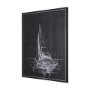 102670-FL - Sail Away I by Mercana Studio a Hand Embellished Textured Framed Canvas