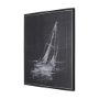 102671-FL - Sail Away II by Mercana Studio a Hand Embellished Textured Framed Canvas