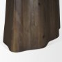 71109-AB - Jovani 94" Solid Dark Brown Mango Wood Oval Dining Table