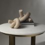 70180 - Otto  Sandstone Resin Large Knot Sculpture Decorative Object