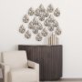 68436 - Lana I Single Champagne Toned Wall Candle Holder