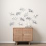 68581 - Maynard I  Set of 2 Grey Elephant Wall Decorations