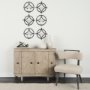 69082 - Lyra I Black Wall Candle Holder