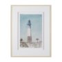 15758 - Lighthouse II-Tybee Island by Mercana Studio a Hand Embellished Framed Art Print Matted under Glass