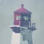 15758 - Lighthouse II-Tybee Island by Mercana Studio a Hand Embellished Framed Art Print Matted under Glass