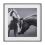 15765 - Horse Harmony - Caress by Laura Warren a Hand Embellished Framed Photo Art Print Matted under Glass