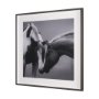 15765 - Horse Harmony - Caress by Laura Warren a Hand Embellished Framed Photo Art Print Matted under Glass