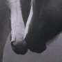 15765 - Horse Harmony - Caress by Laura Warren a Hand Embellished Framed Photo Art Print Matted under Glass
