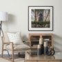 14365 - Forest Owl by Chad Mackay a Hand Embellished Textured Framed Photo Art Print Matted under Glass