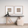 15668 - Duo II Horses by Mercana Studio a Framed Art Print Matted under Glass