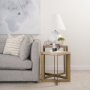 70169 - Mehdi White Ceramic Table Lamp