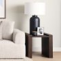 70113 - Athelia Dark Brown Wood Accent Table