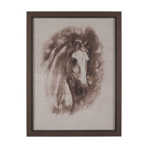 15764 - Portrait of a Thoroughbred II by Mercana Studio a Framed Art Print Matted under Glass