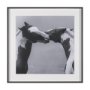 15766 - Horse Harmony - Nuzzle by Laura Warren a Hand Embellished Framed Photo Art Print Matted under Glass