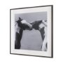 15766 - Horse Harmony - Nuzzle by Laura Warren a Hand Embellished Framed Photo Art Print Matted under Glass