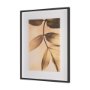 15813 - Leaf Imaging by Michael Banks a Hand Embellished Framed Photo Art Print Matted under Glass
