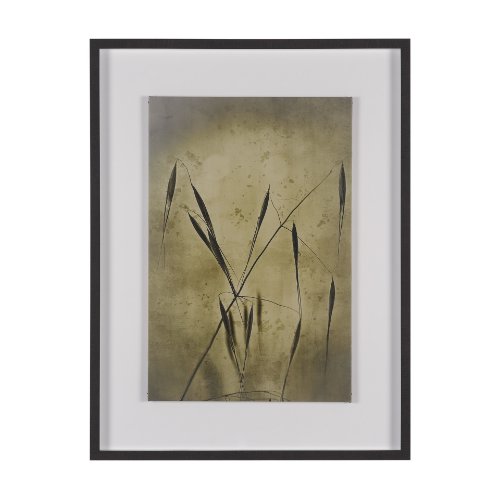 15814 - Botany Blades by Michael Banks a Hand Embellished Framed Photo Art Print Matted under Glass
