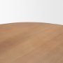 71105-AB - Jovani 48" Solid Light Brown Mango Wood Round Dining Table