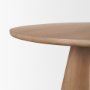 71105-AB - Jovani 48" Solid Light Brown Mango Wood Round Dining Table