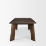71112-AB - Jonan Solid Dark Brown Mango Wood Rectangular Dining Table