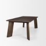 71112-AB - Jonan Solid Dark Brown Mango Wood Rectangular Dining Table