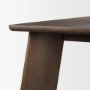 71112-AB - Jonan Solid Dark Brown Mango Wood Rectangular Dining Table