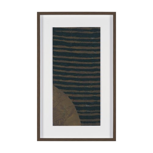 15776 - Magnitude I Abstract by Chad Warren a Hand Embellished Framed Print under Glass