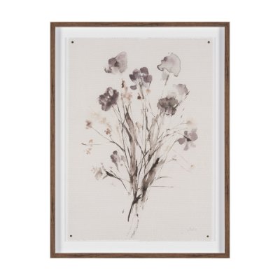 15780 - Floral Impressions I by Melody Ducharme a Hand Embellished Framed Print under Glass