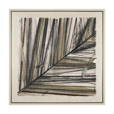 102686-FL - Seam I by Chad Warren a Hand Embellished Textured Framed Canvas