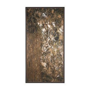 Chaos & Order I by Chad Warren a Hand Embellished Textured Framed Canvas