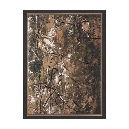 102693-FS - Chaos & Order IV by Chad Warren a Hand Embellished Textured Framed Canvas