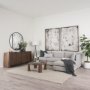 70842-AB - Tammar Round Wood w/ Tapered Legs Coffee Table