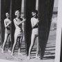 11552 - Surfin' Gals by The Chelsea Collection Hand Embellished Textured Framed Art Photo Matted under Glass