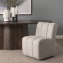 71052 - Wilkins Gray Performance Fabric Upholstered Dining Chair