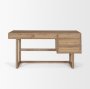69899 - Grier 60" Light Brown Solid Wood W/Cane Office Desk
