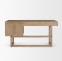 69899 - Grier 60" Light Brown Solid Wood W/Cane Office Desk