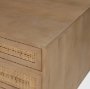 69899 - Grier 60" Light Brown Solid Wood W/Cane Office Desk