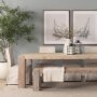 71072-AB - McArthur 94" Whitewash Reclaimed Wood Dining Table