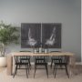 71072-AB - McArthur 94" Whitewash Reclaimed Wood Dining Table