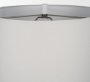 69707 - Everly  15.0L x 15.0W x 27.5H White Cement W/Beige Shade Table Lamp