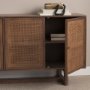 69894 - Grier Medium Brown Solid Wood W/Cane Sideboard