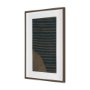 15776 - Magnitude I Abstract by Chad Warren a Hand Embellished Framed Print under Glass
